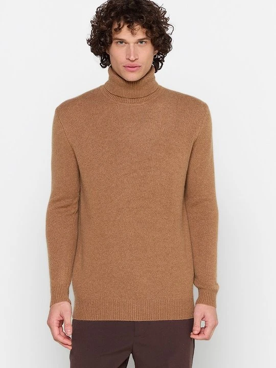 Zdjęcie produktu Sweter Just Cashmere brązowy