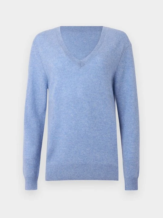 Zdjęcie produktu Sweter Just Cashmere jasnoniebieski