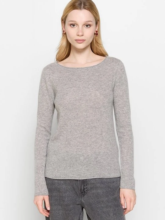 Zdjęcie produktu Sweter Just Cashmere szary
