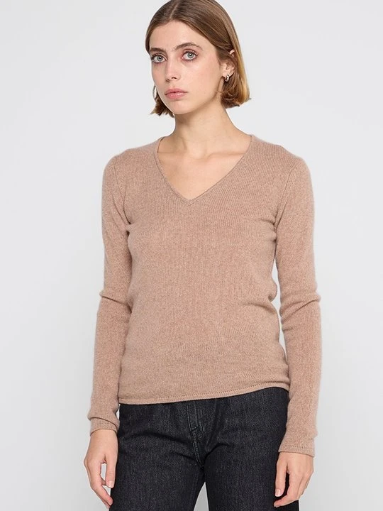 Zdjęcie produktu Sweter Just Cashmere wielbłądzi