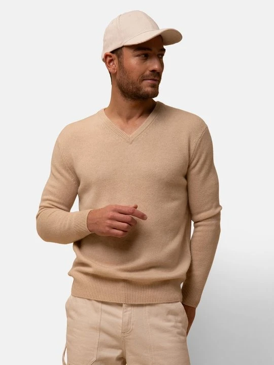 Zdjęcie produktu Sweter Just Cashmere beżowy
