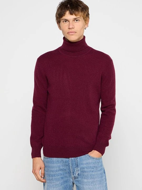 Zdjęcie produktu Sweter Just Cashmere bordowy