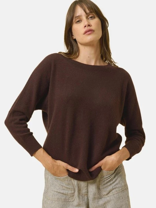 Zdjęcie produktu Sweter Just Cashmere brązowy
