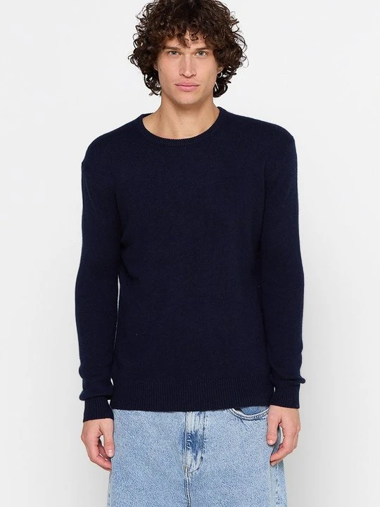 Zdjęcie produktu Sweter Just Cashmere granatowy