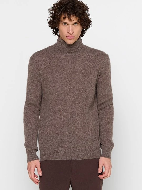 Zdjęcie produktu Sweter Just Cashmere jasnobrązowy