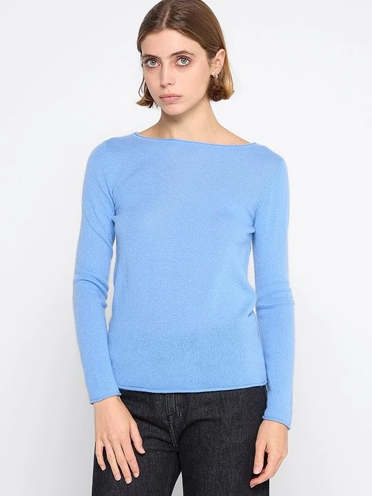 Zdjęcie produktu Sweter Just Cashmere jasnoniebieski