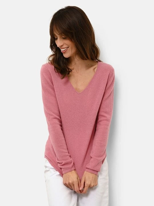 Zdjęcie produktu Sweter Just Cashmere jasnoróżowy