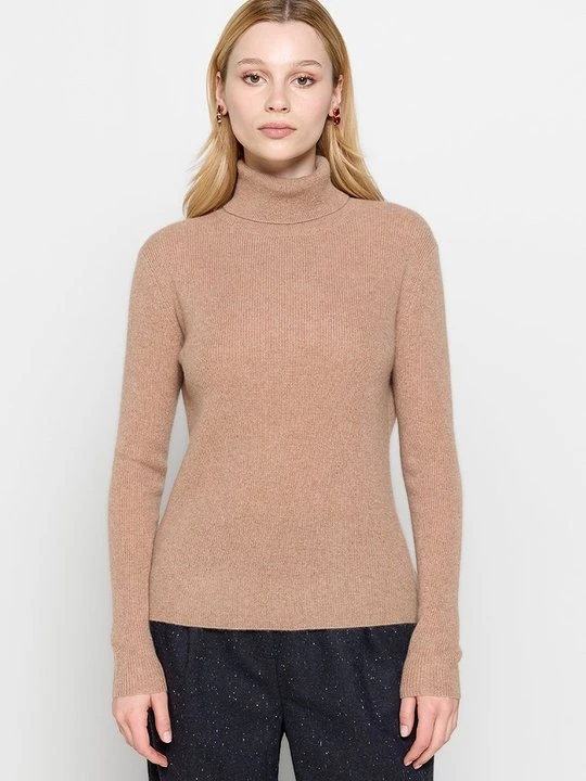 Zdjęcie produktu Sweter Just Cashmere jasny brąz