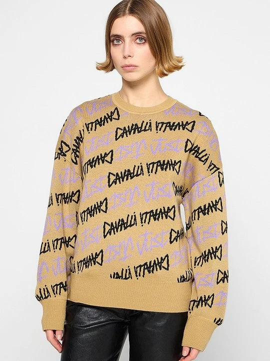 Zdjęcie produktu Sweter Just Cavalli ochra