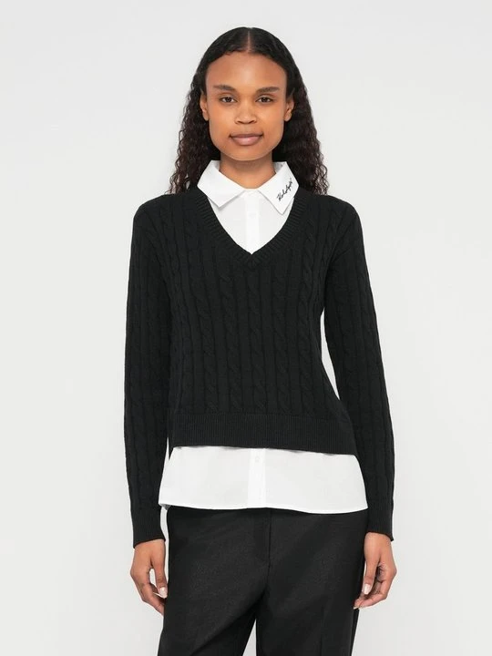 Zdjęcie produktu Sweter KARL LAGERFELD antracytowy melanż