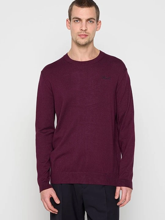 Zdjęcie produktu Sweter KARL LAGERFELD bordowy
