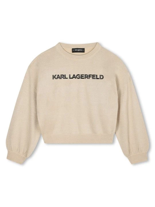 Zdjęcie produktu Sweter KARL LAGERFELD złoty