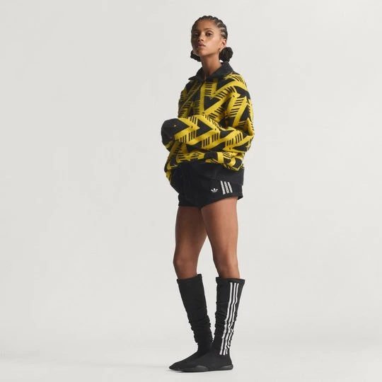 Zdjęcie produktu SWETER KNITTED HALF-ZIP Adidas Eqt Yellow