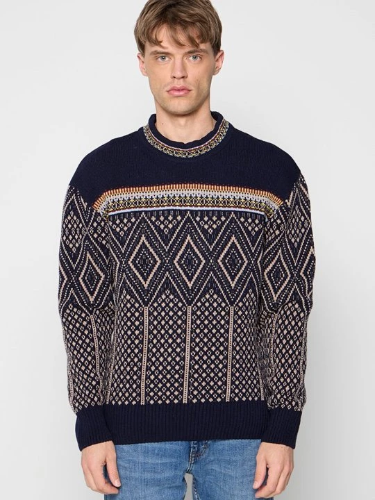 Zdjęcie produktu Sweter KnowledgeCotton Apparel niebieski