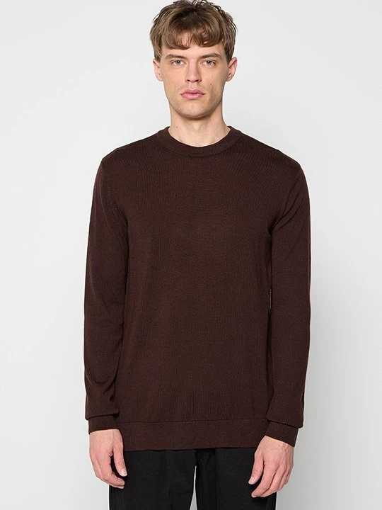 Zdjęcie produktu Sweter KnowledgeCotton Apparel brązowy