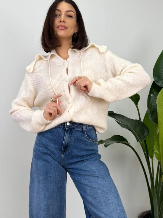 Zdjęcie produktu Sweter Kremowy Bianco ClothStore Cream