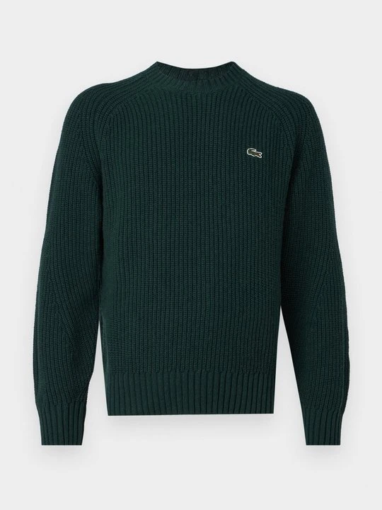 Zdjęcie produktu Sweter Lacoste ciemnozielony