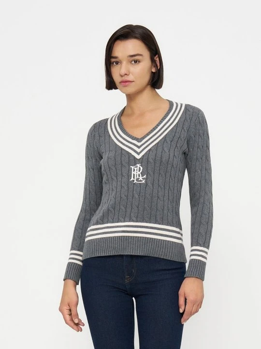 Zdjęcie produktu Sweter Lauren Ralph Lauren szary