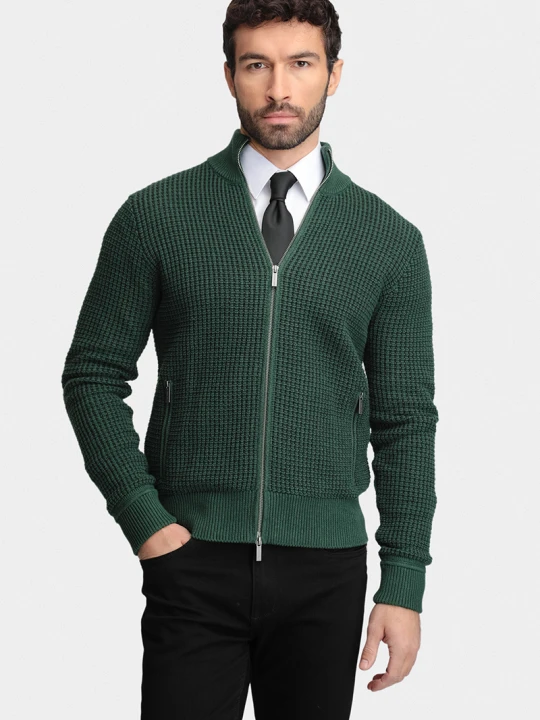 Zdjęcie produktu Sweter LUCIANO 01066A61SRA Giacomo Conti ciemnozielony