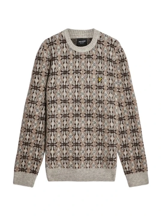 Zdjęcie produktu Sweter Lyle & Scott jasnoszary