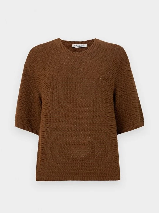 Zdjęcie produktu T-shirt basic Marc O'Polo brązowy