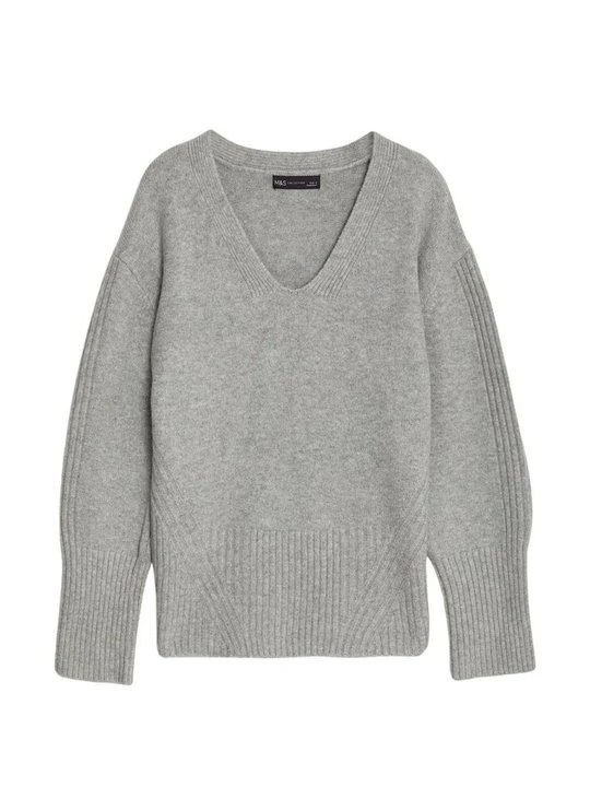 Zdjęcie produktu Sweter Marks & Spencer ciemnoszary