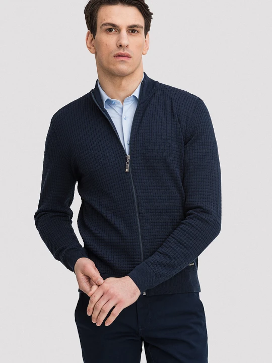 Zdjęcie produktu Sweter MAURICE 01021D75SSA Giacomo Conti granatowy