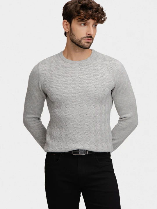 Zdjęcie produktu Sweter męski DIEGO 01064B04RRA Giacomo Conti szary