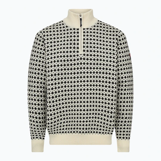 Zdjęcie produktu Sweter męski Dovre Knitted Half Zip Pullover beige