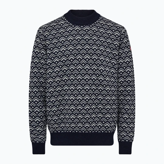 Zdjęcie produktu Sweter męski Dovre Knitted Pullover navy Granatowy