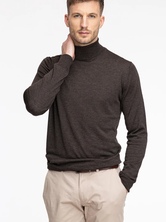 Zdjęcie produktu Sweter męski RALPH 01028D80GSA Giacomo Conti brazowy