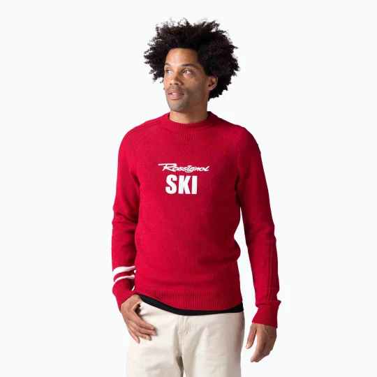Zdjęcie produktu Sweter męski Rossignol Signature Rossignol Knit sport red
