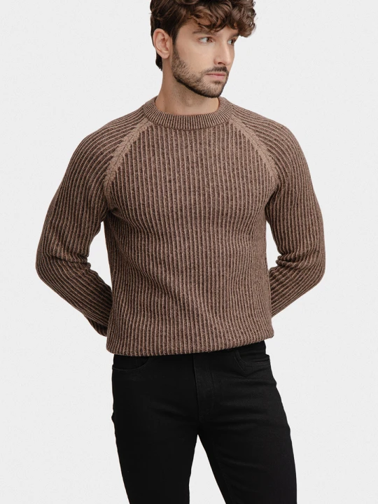 Zdjęcie produktu Sweter męski VITTORO 01067A80RRA Giacomo Conti brazowy