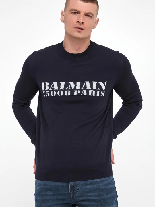Zdjęcie produktu Sweter męski wełniany BALMAIN