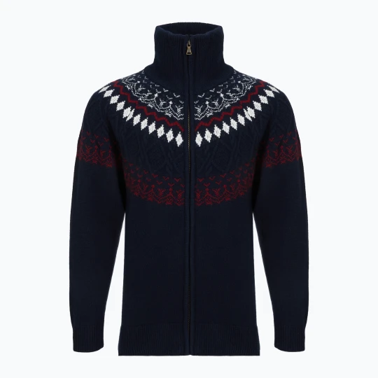 Zdjęcie produktu Sweter męski WOOLCANO SWT1093 merino granatowy