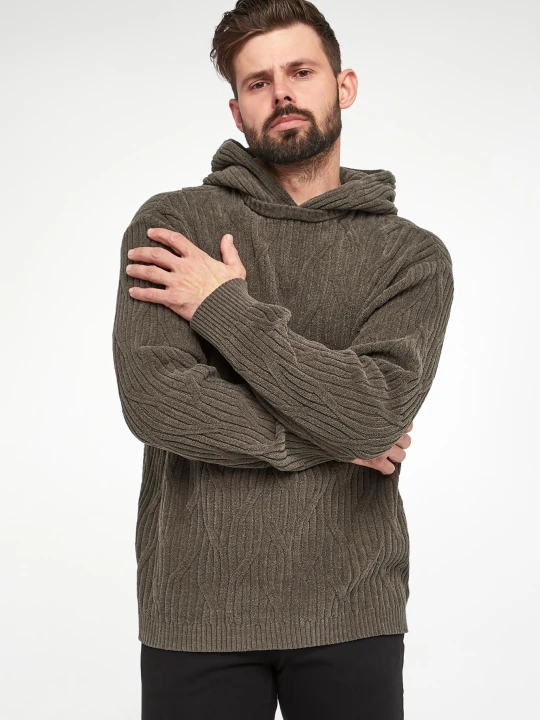 Zdjęcie produktu Sweter męski z kapturem EMPORIO ARMANI
