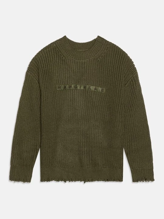 Zdjęcie produktu Sweter MM6 Maison Margiela oliwkowy