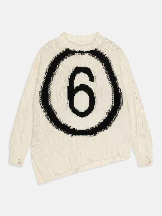 Zdjęcie produktu Sweter MM6 Maison Margiela mleczny
