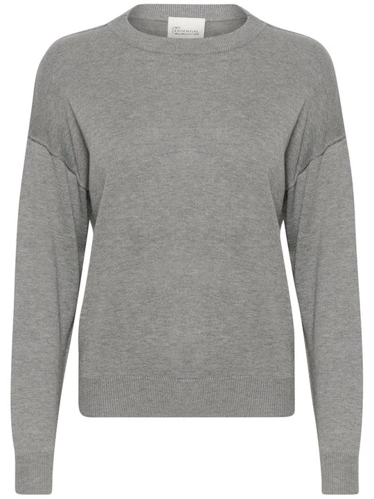 Zdjęcie produktu Sweter My Essential Wardrobe ciemnoszary melanż