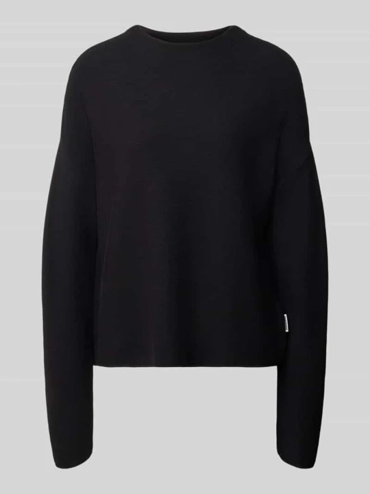 Zdjęcie produktu Sweter o kroju loose fit z czystej bawełny model 'MERINAA' ARMEDANGELS Czarny