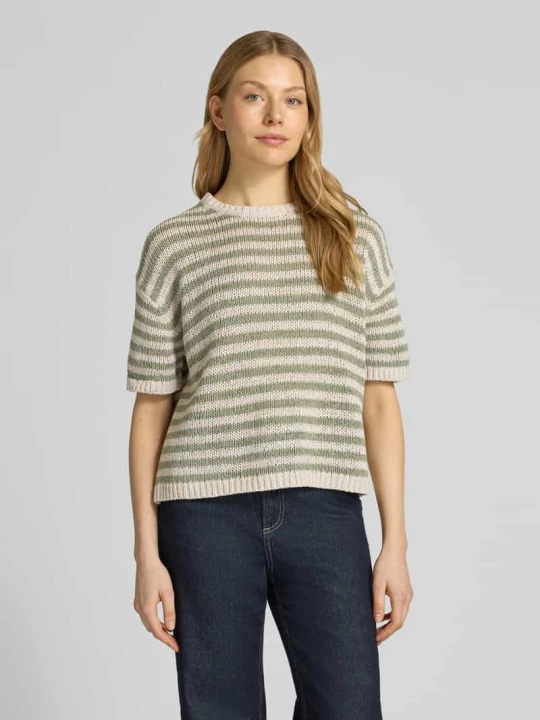 Zdjęcie produktu Sweter o kroju loose fit z mieszanki bawełny Marc O'Polo Jasnozielony