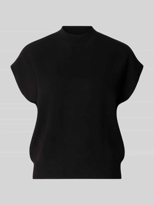 Zdjęcie produktu Sweter o kroju loose fit z mieszanki wiskozy i bawełny model 'ELLY' Vero Moda Czarny