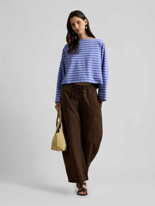 Zdjęcie produktu Sweter o kroju oversized z czystej bawełny Polo Ralph Lauren Jasnoniebieski