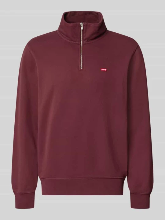 Zdjęcie produktu sweter o kroju regular fit z czystej bawełny Levi's Bordowy