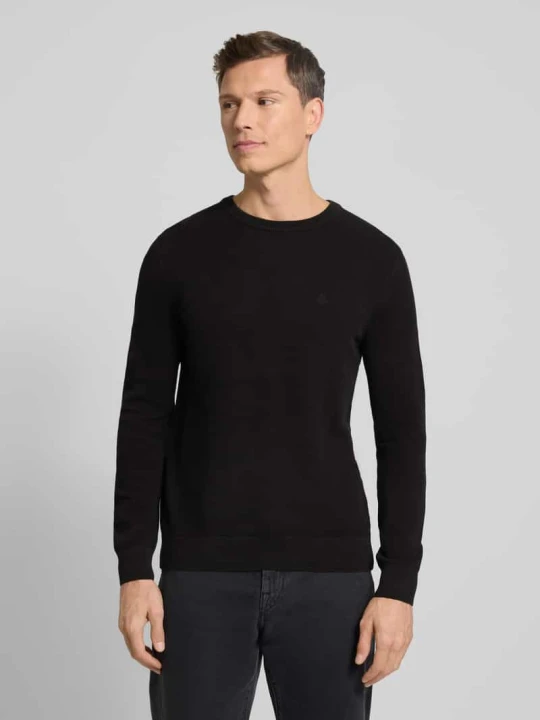 Zdjęcie produktu Regular Fit sweter z czystej bawełny Marc O'Polo Czarny