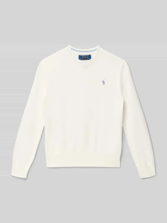 Zdjęcie produktu Regular Fit sweter z czystej bawełny Polo Ralph Lauren Écru