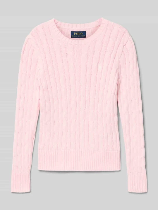 Zdjęcie produktu Regular Fit sweter z czystej bawełny Polo Ralph Lauren Mocnoróżowy