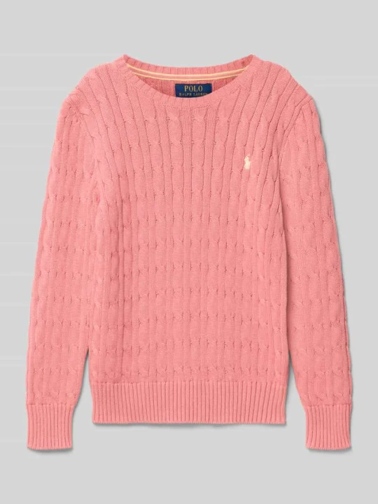 Zdjęcie produktu Regular Fit sweter z czystej bawełny Polo Ralph Lauren Różowawy