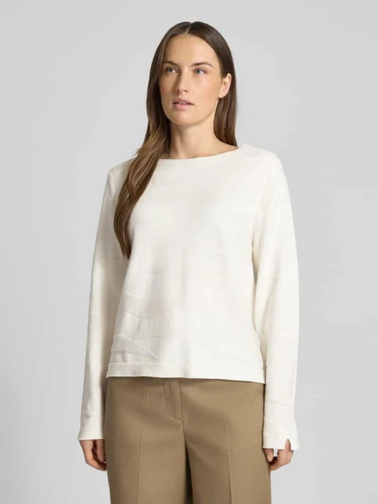 Zdjęcie produktu Regular Fit sweter z czystej bawełny Tom Tailor Biały