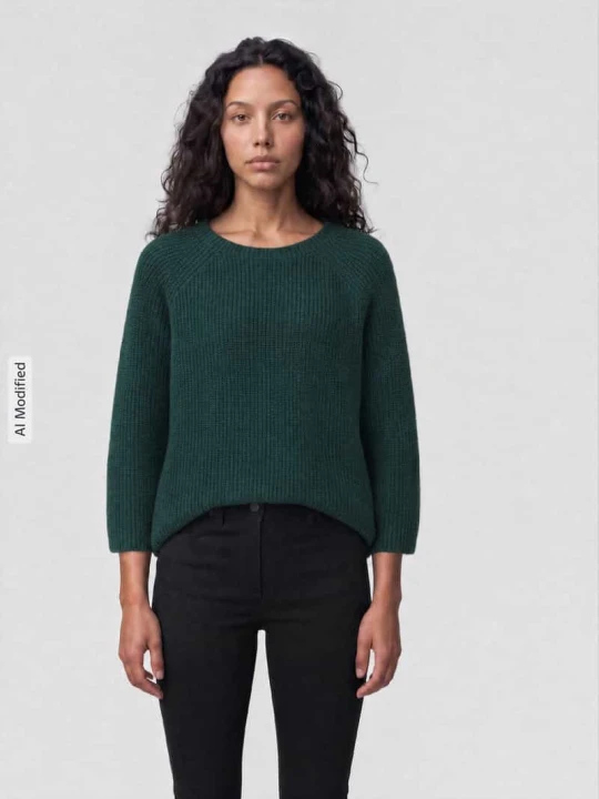 Zdjęcie produktu sweter o kroju regular fit z dodatkiem moheru model 'XENO' Weekend Max Mara Ciemnozielony